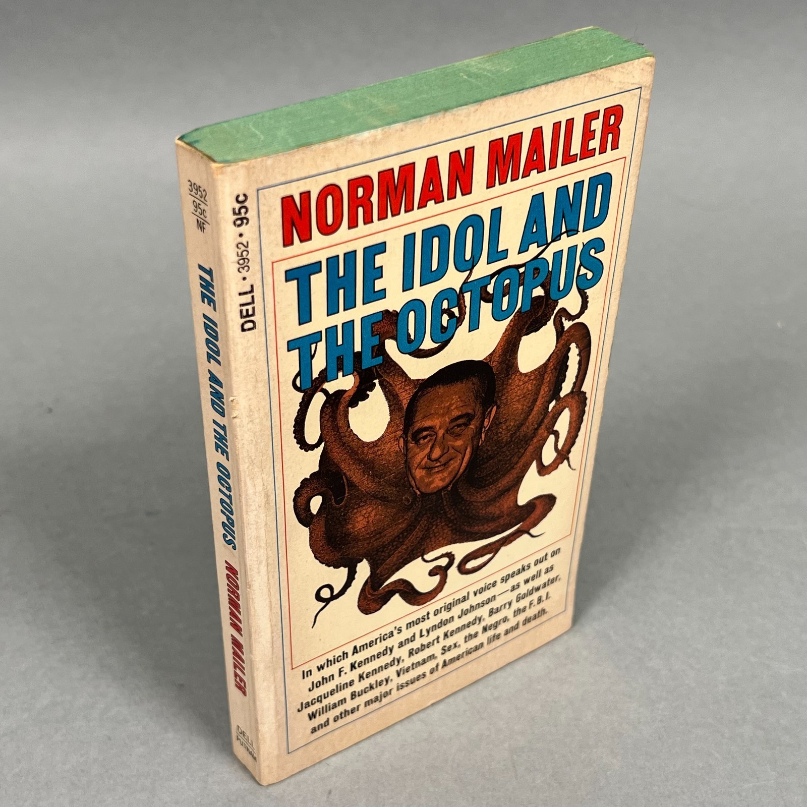 Norman Mailer The Idol & The Octopus VTG 1968 FIRST EDITION PB Very Good Dell