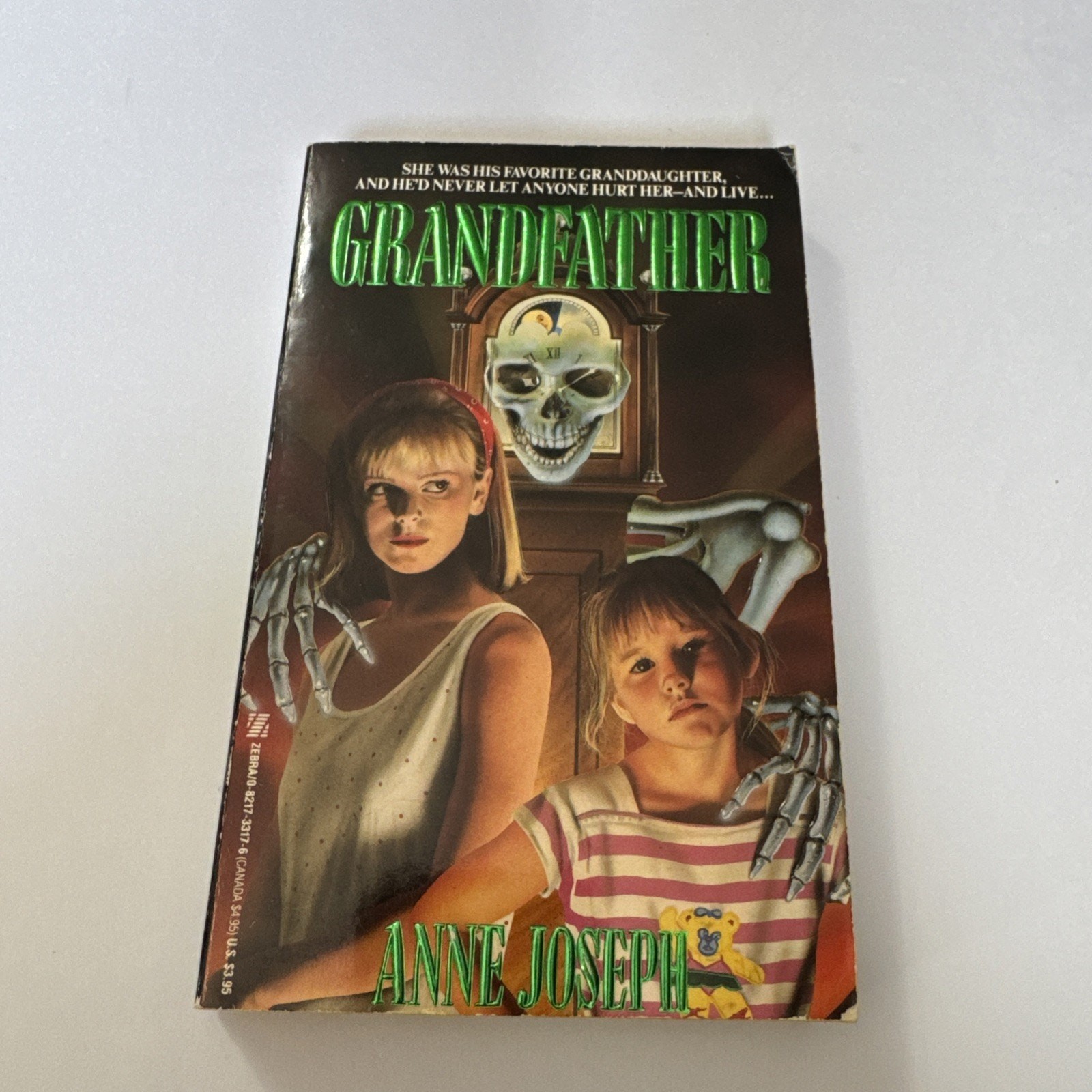 Grandfather Anne Joseph 1991 1st Printing Zebra Horror Paperback Book