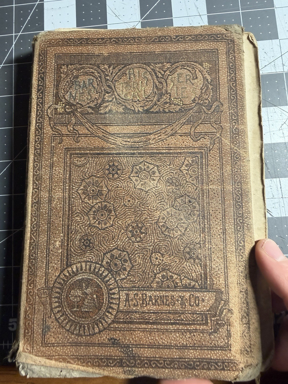 1885 Barnes’s Historical Series -A Brief History of the United States Poor Cond.