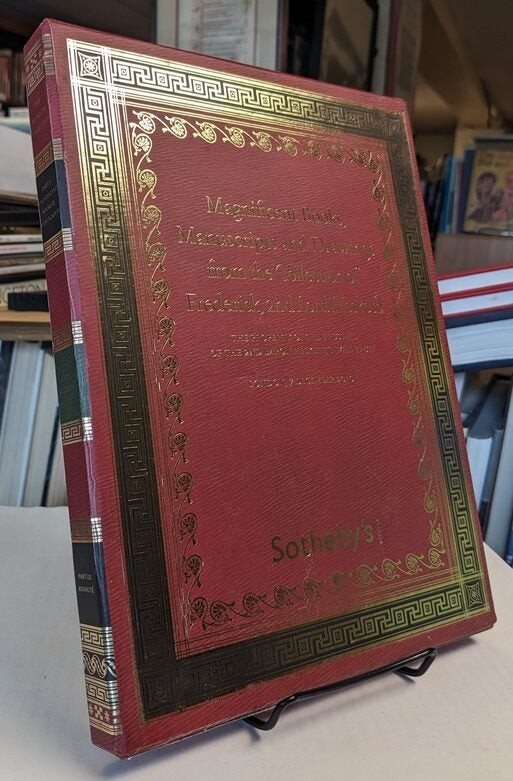 Magnificent books manuscripts and drawings from the Collection of Frederick 1st