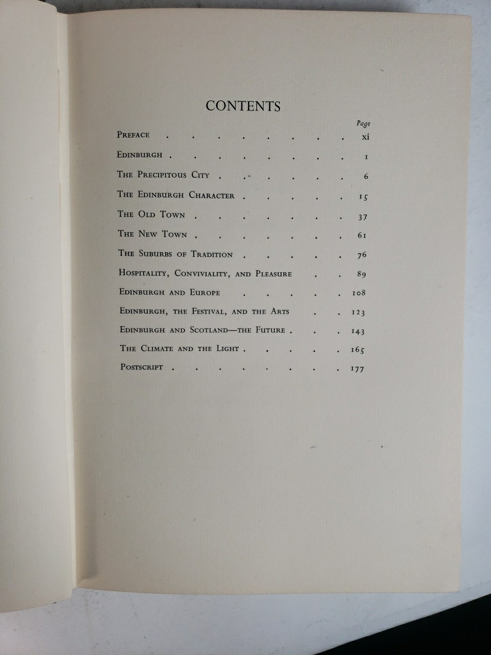 The Capital of Scotland by Moray McLaren 1950 Contemplation on Edinburgh