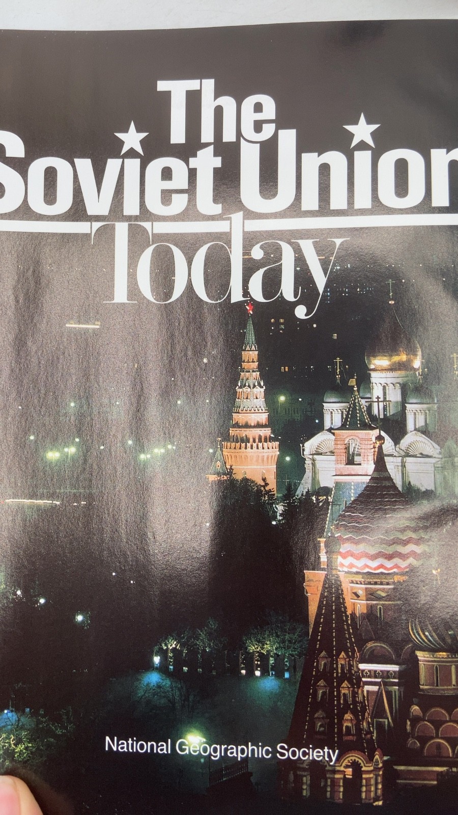 The Soviet Union Today National Geographic Society Hardcover First Edition 1990