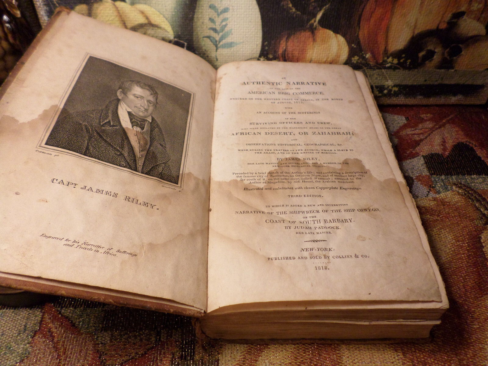 Authentic Narrative of the Loss of the American Brig Commerce 1818 James Riley