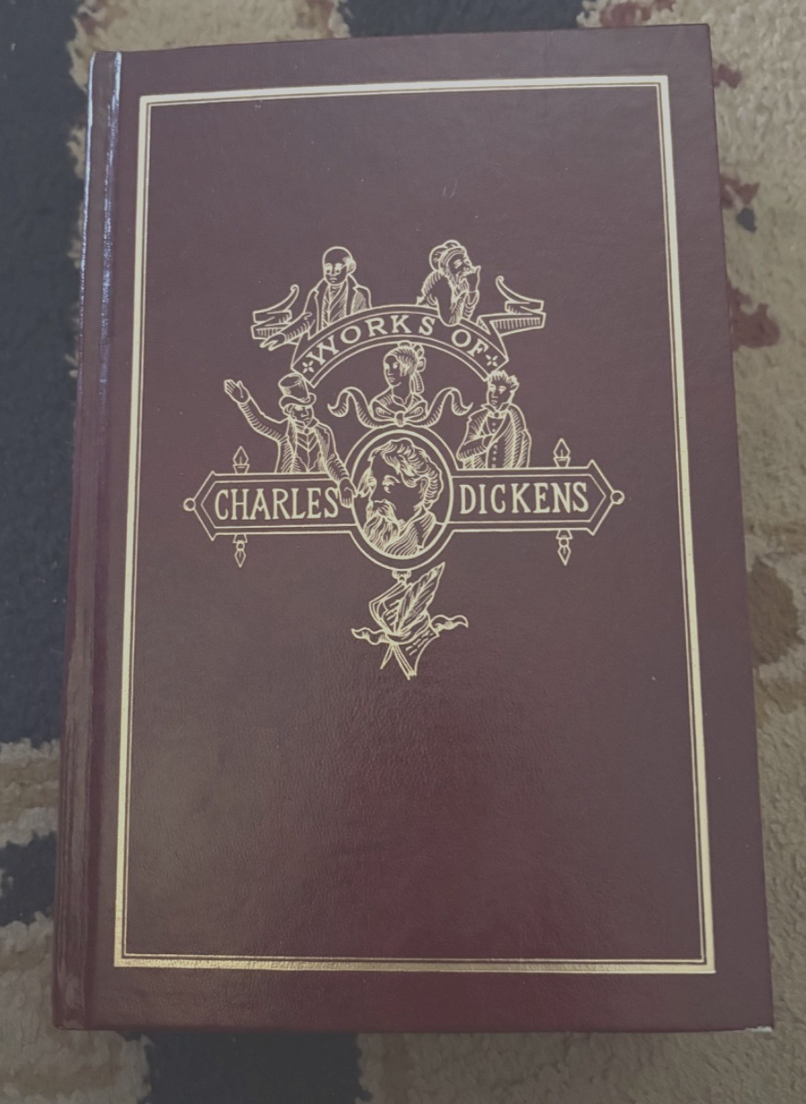 Works Of Charles Dickens Avenel Books 1978 Faux Leather 6 Complete Works