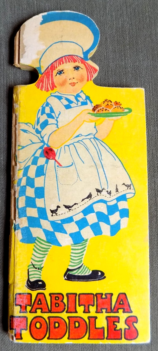 Vintage Tabitha Toddles Baker Mcloughlin Bros Hardcover Book 1927 Die Cut 1920’s