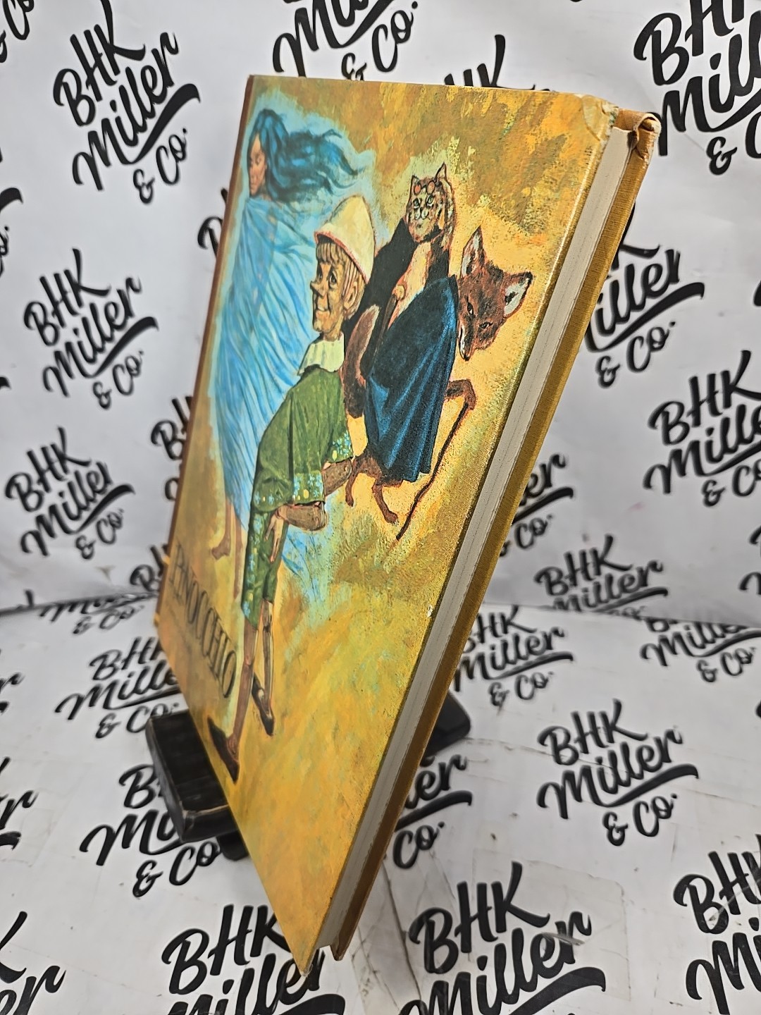 Vtg Pinocchio by Carlo Collodi 1968 Educator Classic Library-Staff Illustrated