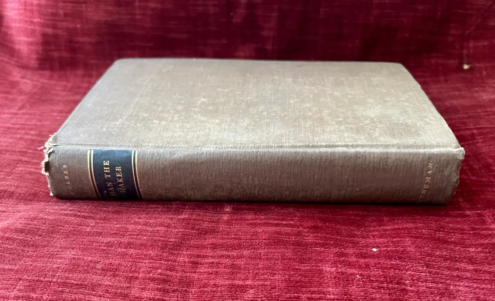 Vintage 1950 Book Man the Maker History of Technology and Engineering R J Forbes