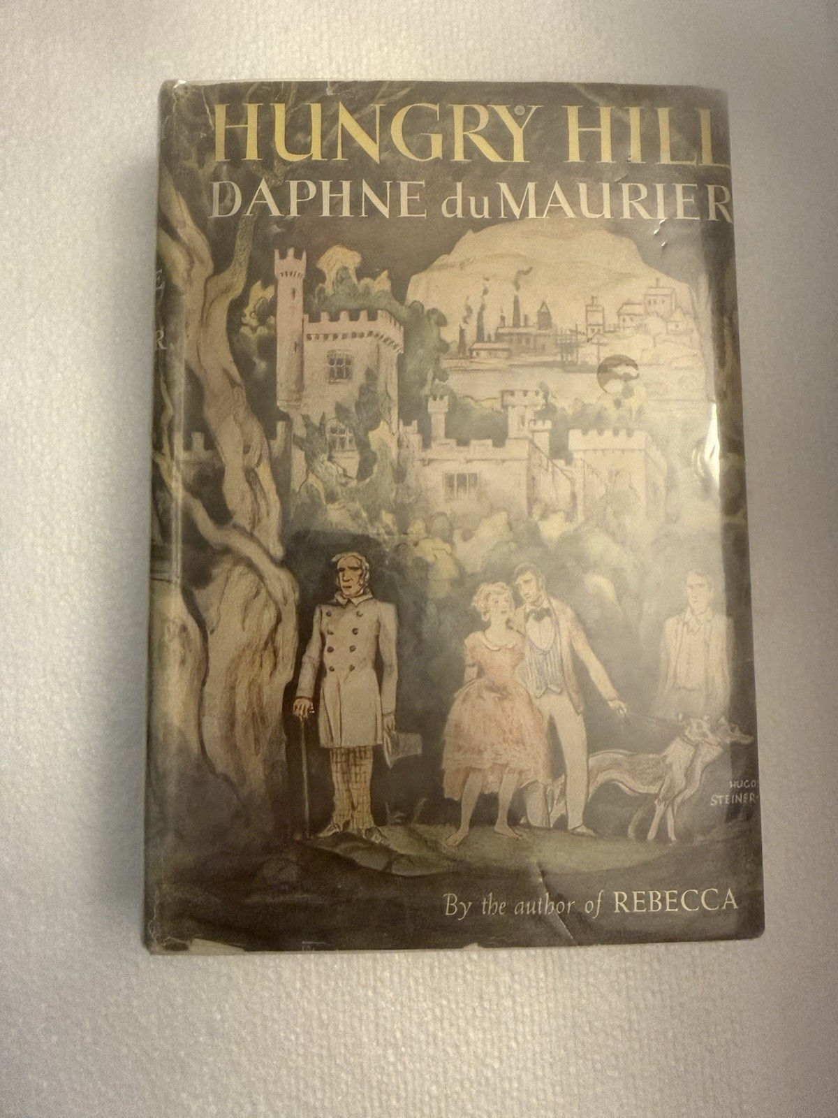 Vtg Book Club Edition Hungry Hill (1944) Daphne du Maurier HC DJ Ex Library