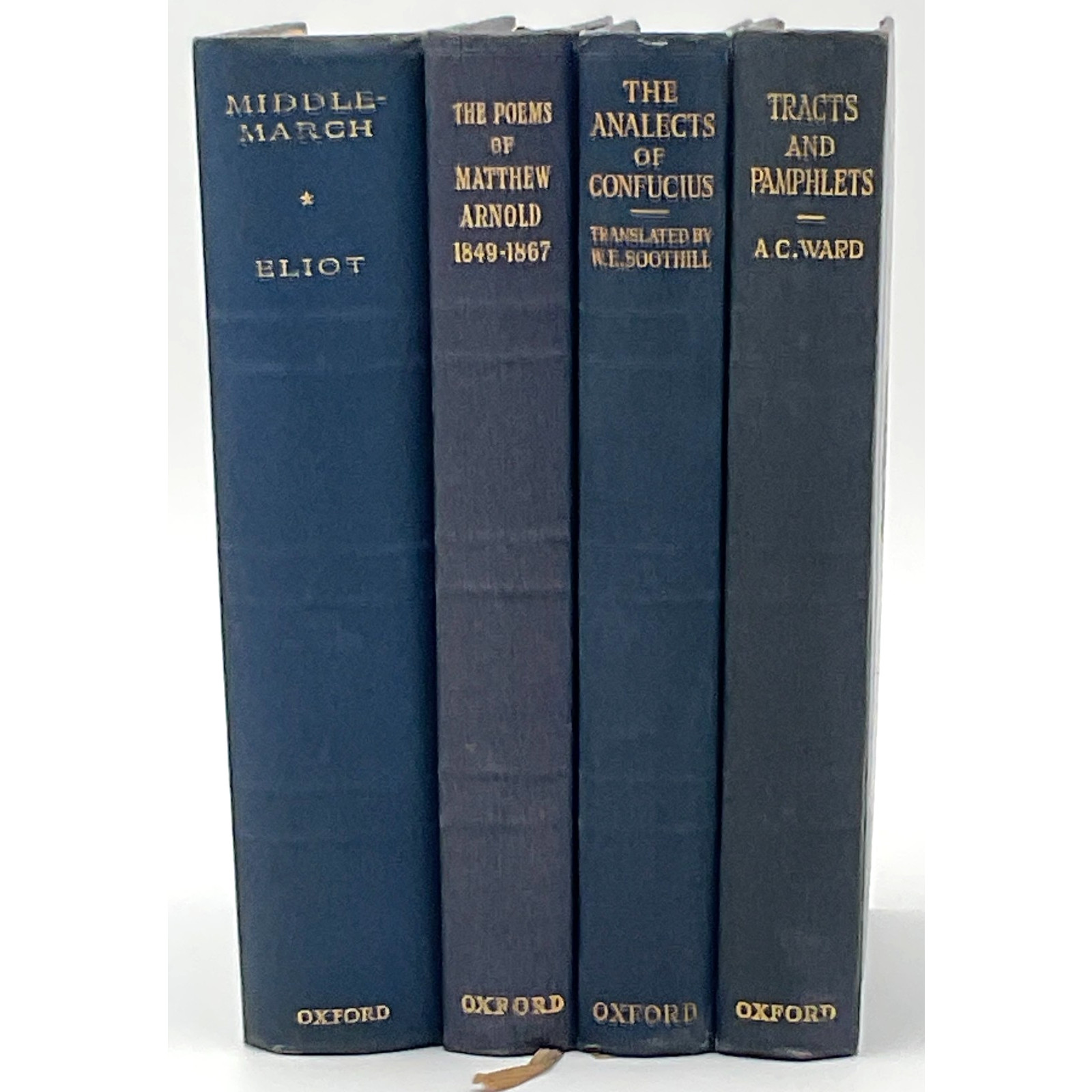 Oxford Poems of Arnold, Analects of Confucius, Middle-March, Tracts & Pamphlets