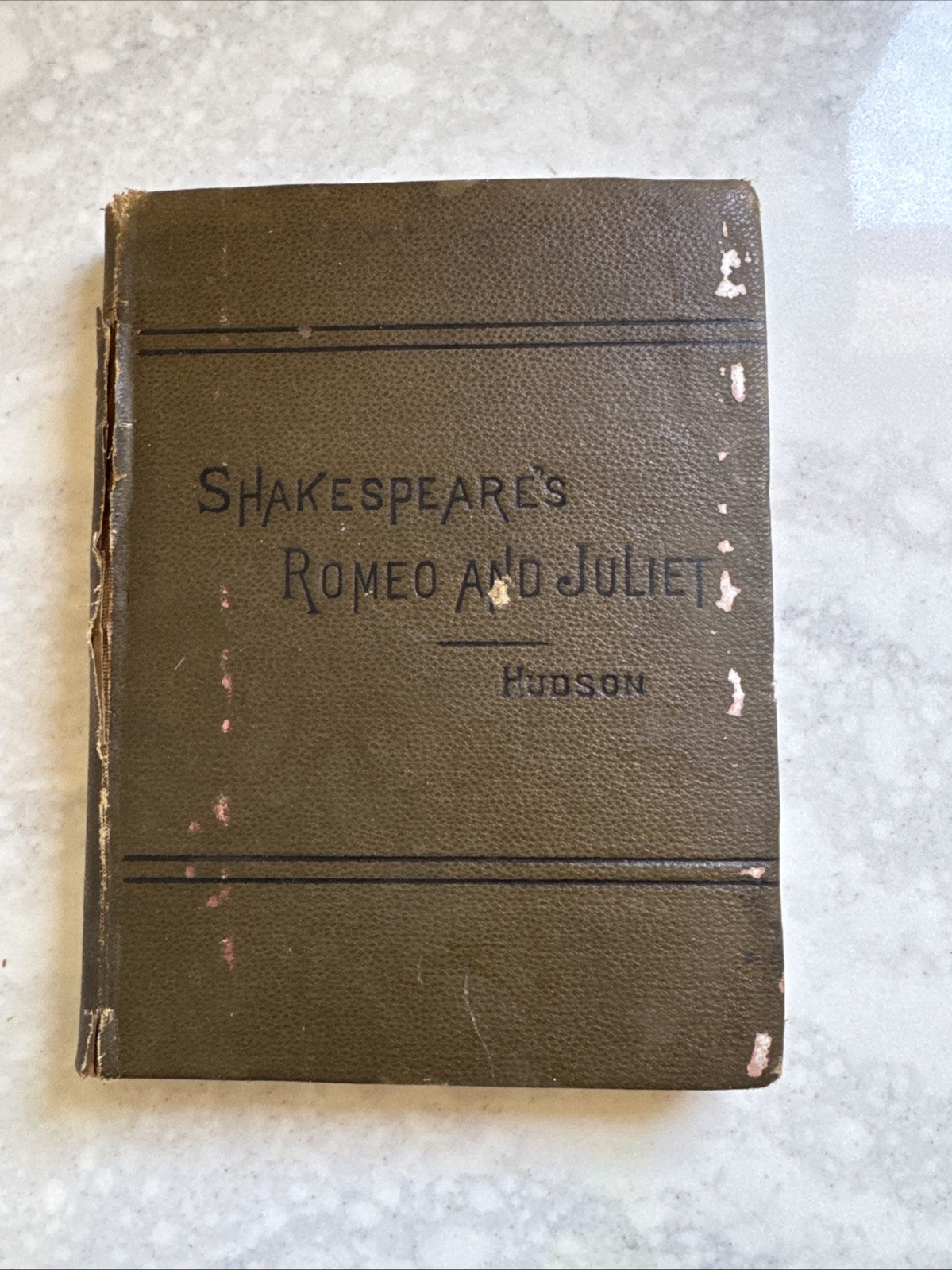 1881 Shakespeare’s King Romeo & Juliet Henry Hudson Hardcover Collectible VTG