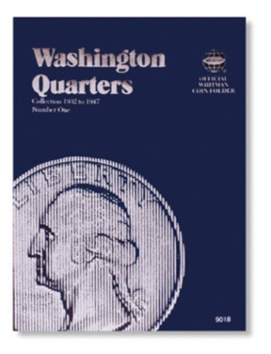 WHITMAN COIN FOLDER # 9018 WASHINGTON QUARTERS