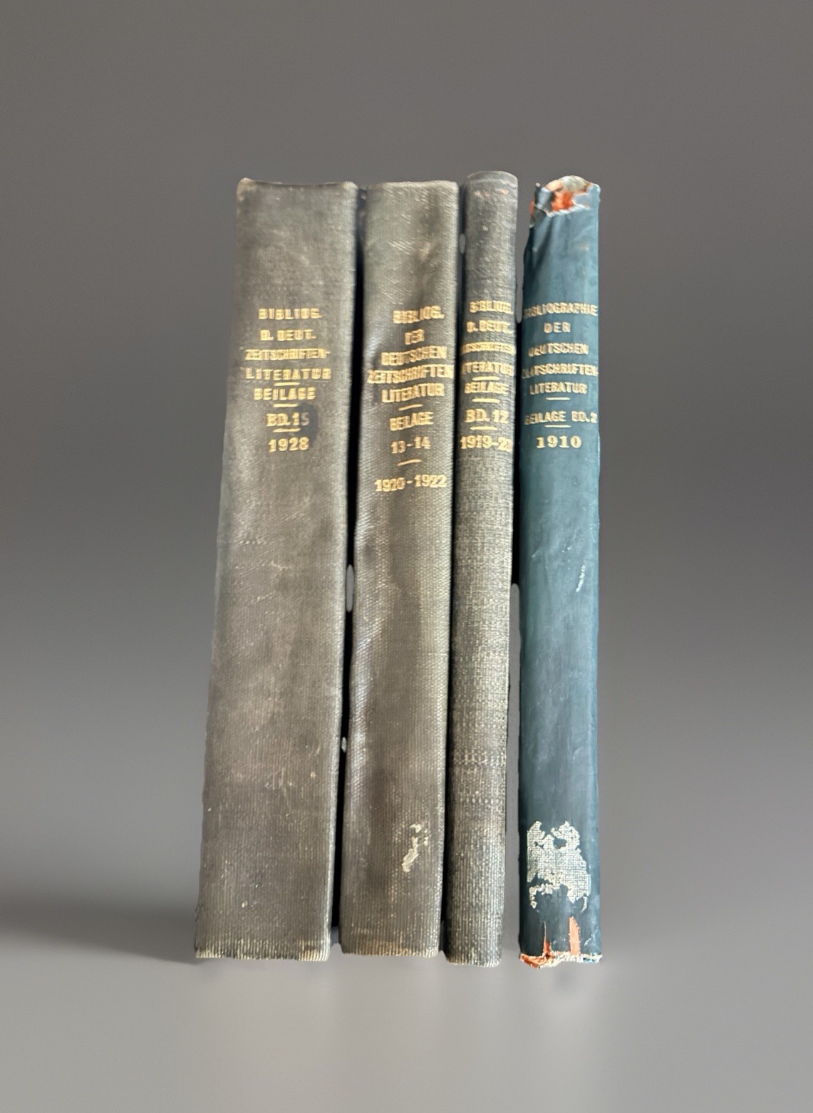 German Zeitung Bibliography Lot 4 Vol Felix Dietrich Leipzig 1910-1928 Toronto
