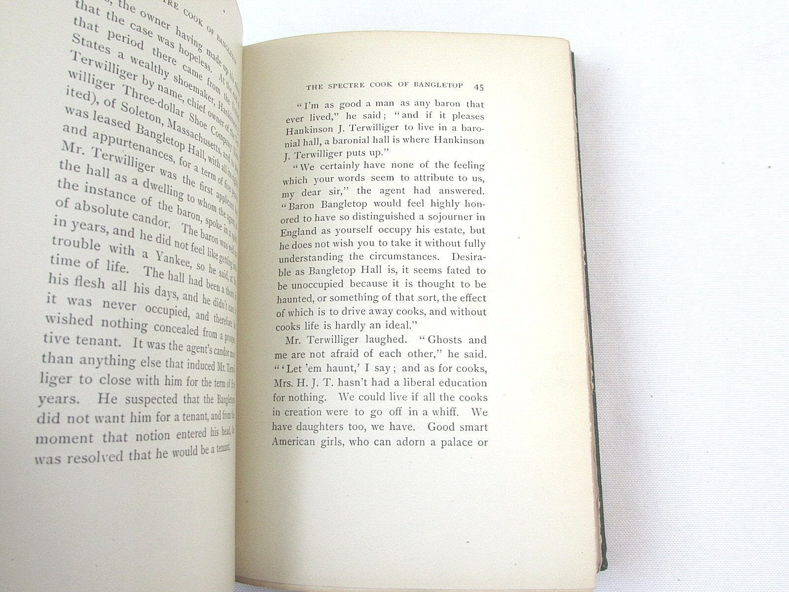 The Water Ghost & Others John K Bangs 1894 Harper HC 1st Edition