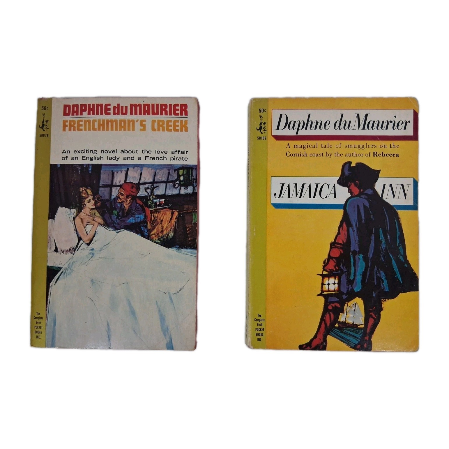 Lot of 2 Vintage Paperback Classics by Daphne Du Maurier 1960s