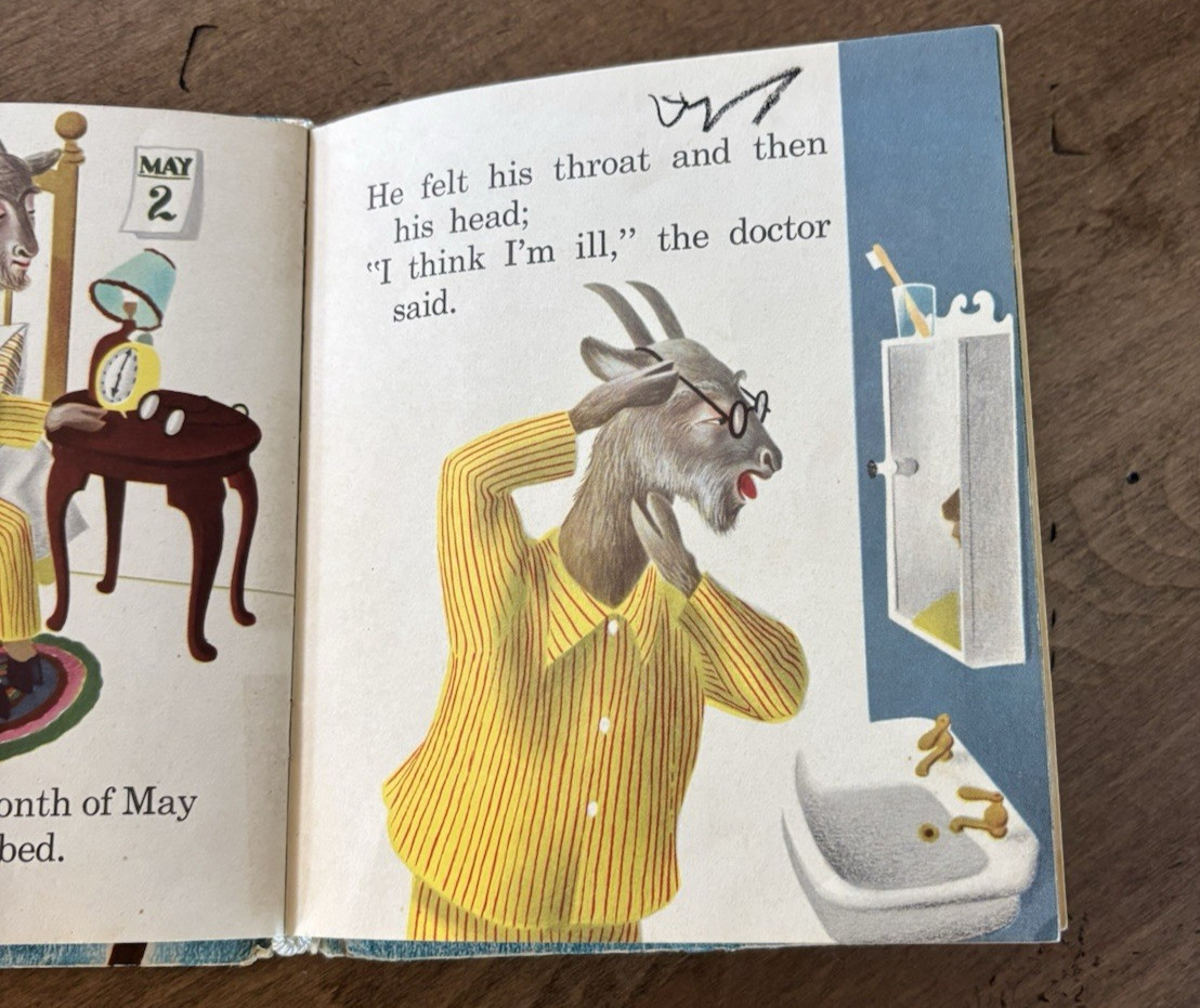1950 Dr. Goat Top Top Tales Whitman GEORGIANA RARE Charles Clement Wear age VTG