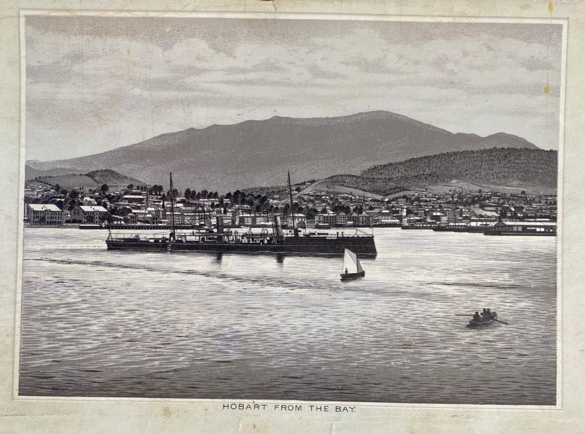 1884 1st ALBUM OF TASMANIAN VIEWS, 18 VERY EARLY VIEWS, FREE EXPRESS WORLD