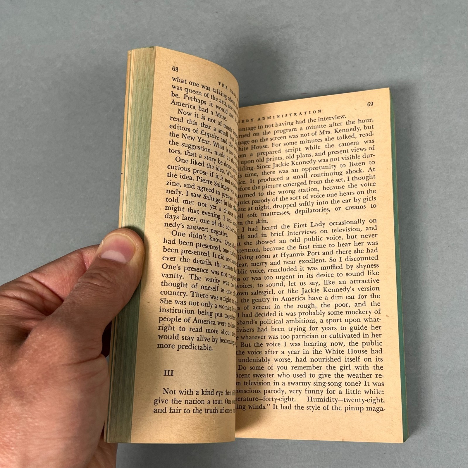 Norman Mailer The Idol & The Octopus VTG 1968 FIRST EDITION PB Very Good Dell
