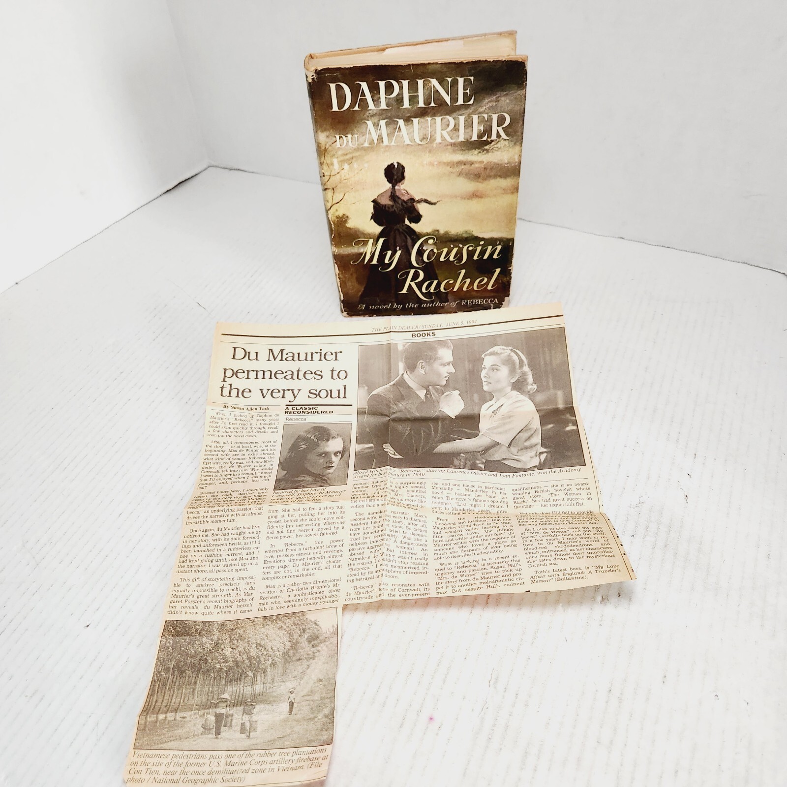 Daphne Du Maurier My Cousin Rachel 1st BCE Edition 1952 Vintage HC DJ Doubleday