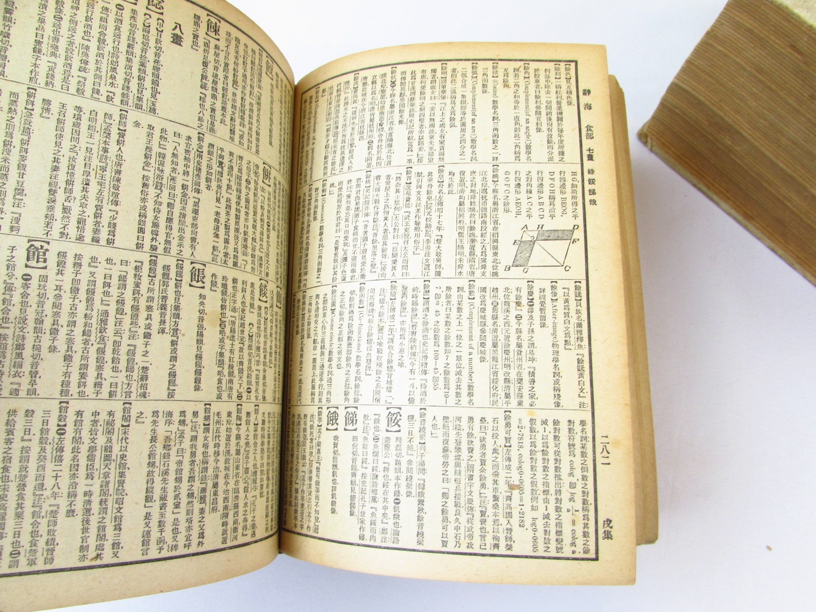 Chinese Dictionary 辭海 Ci Hai 1948 2-Vol Set 7th Prt Zhonghua 中華書局 Republican Era