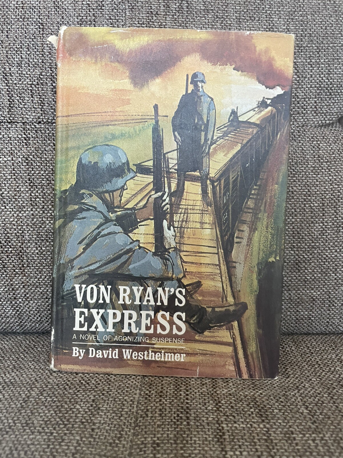 Von Ryan’s Express, David Westheimer 1964 With Insert Included , Rare Vintag