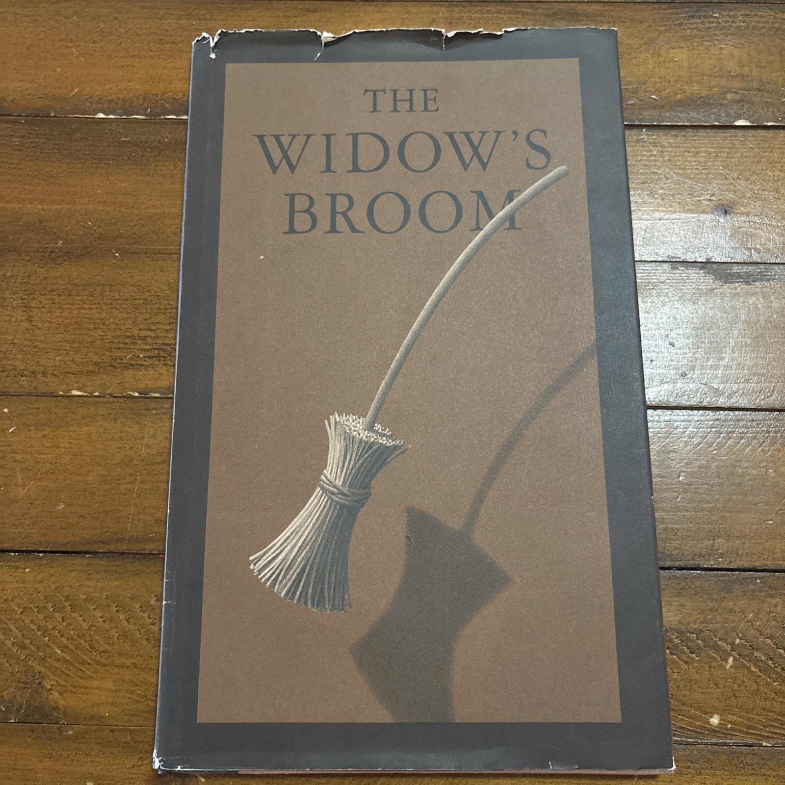 Signed Chris Van Allsburg / THE WIDOW’S BROOM 1st Edition DJ Signed 1992