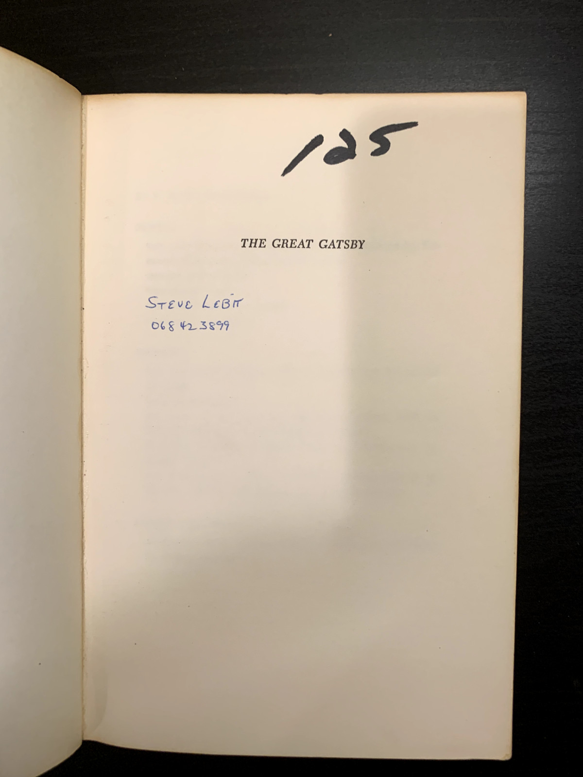 1953 THE GREAT GATSBY By F Scott Fitzgerald Vintage Paperback