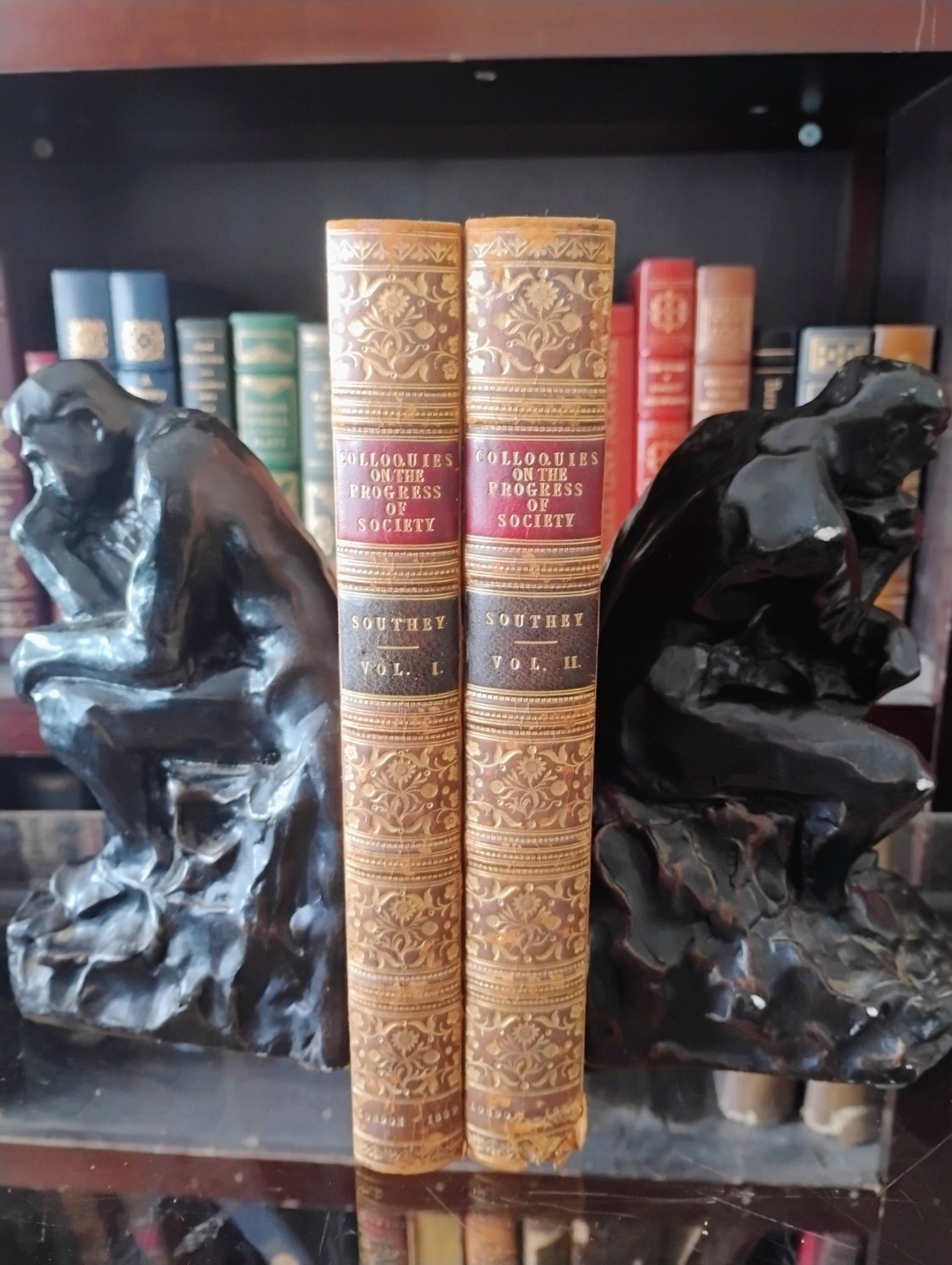 1829 Sir Thomas More Colloquies on the Progress FINE BINDING Clarke & Bedford