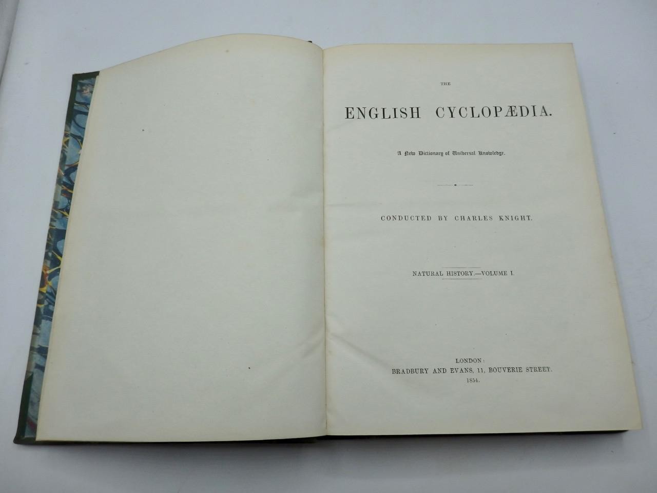 1854 ENGLISH CYCLOPAEDIA of NATURAL HISTORY Charles Knight – COMPLETE 4 VOLS.