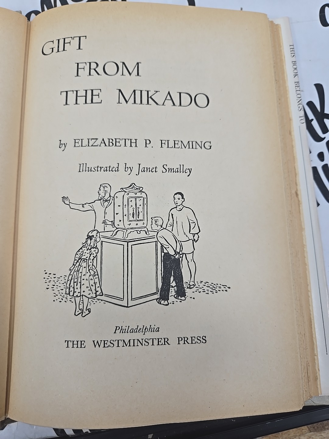 Gift From the Mikado by Elizabeth P Fleming (HCDJ 1958) Weekly Reader