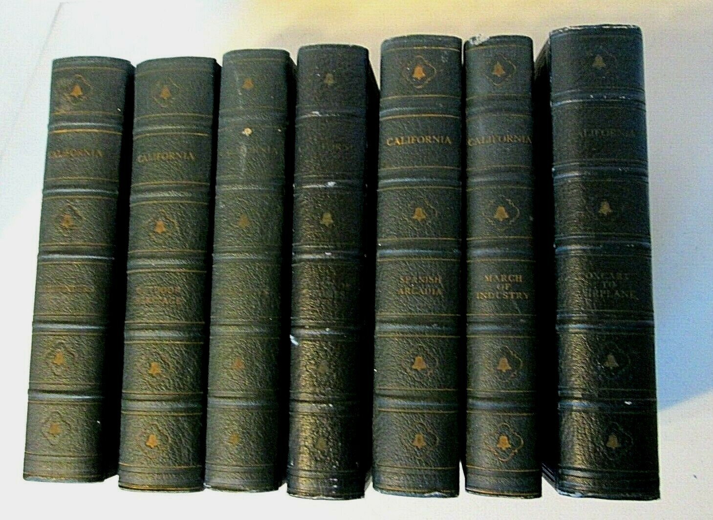 RARE CALIFORNIA SERIES 1929 1ST EDITION 7 VOLUME SET EDITED BY JOHN MCCARTHY