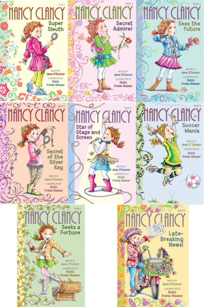 Nancy Clancy Chapter Books Series All 8 Books in Paperback