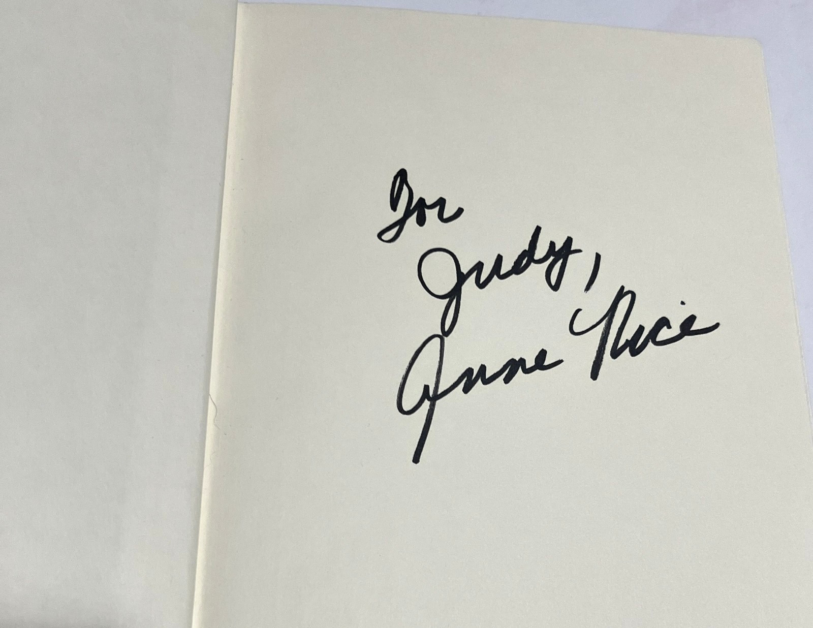 ANNE RICE Interview w/ the Vampire Tale of the Body Thief 1st Ed SIGNED Lot of 2
