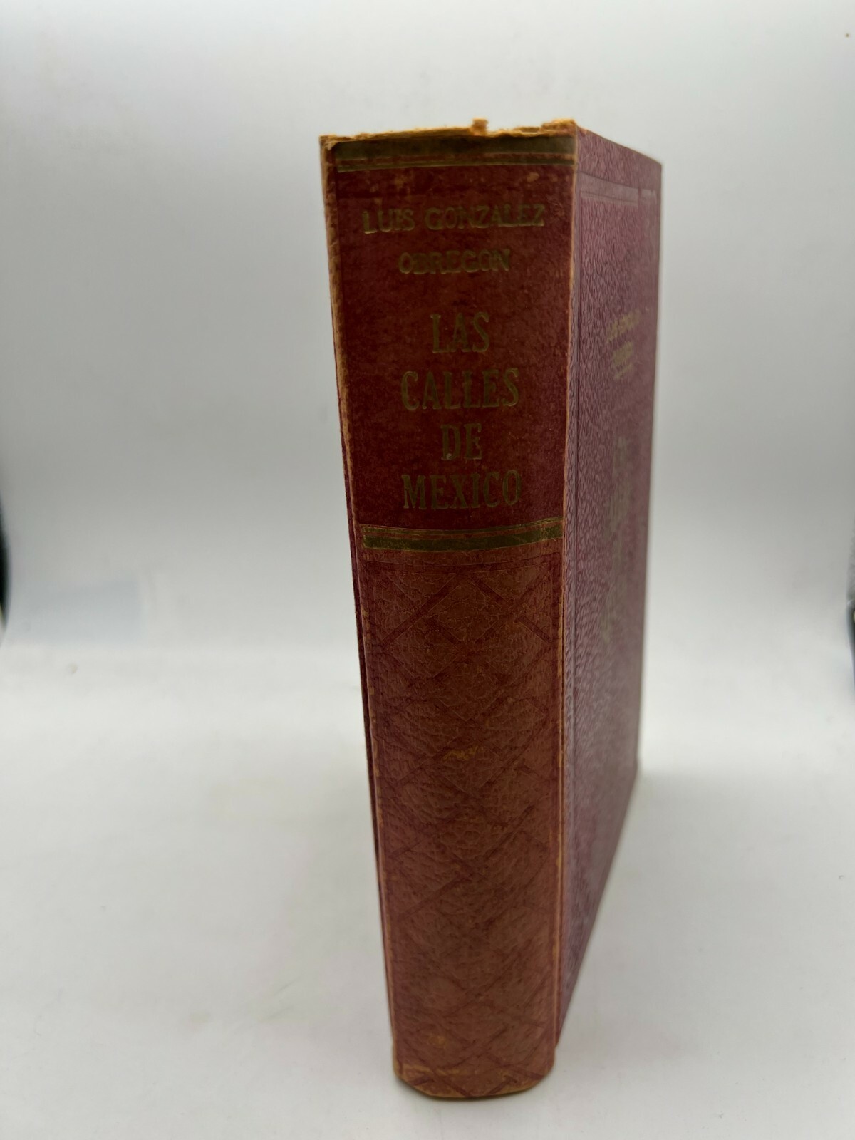 LUIS GONZALEZ OBREGON – Las calles de México – 1947 – Leather