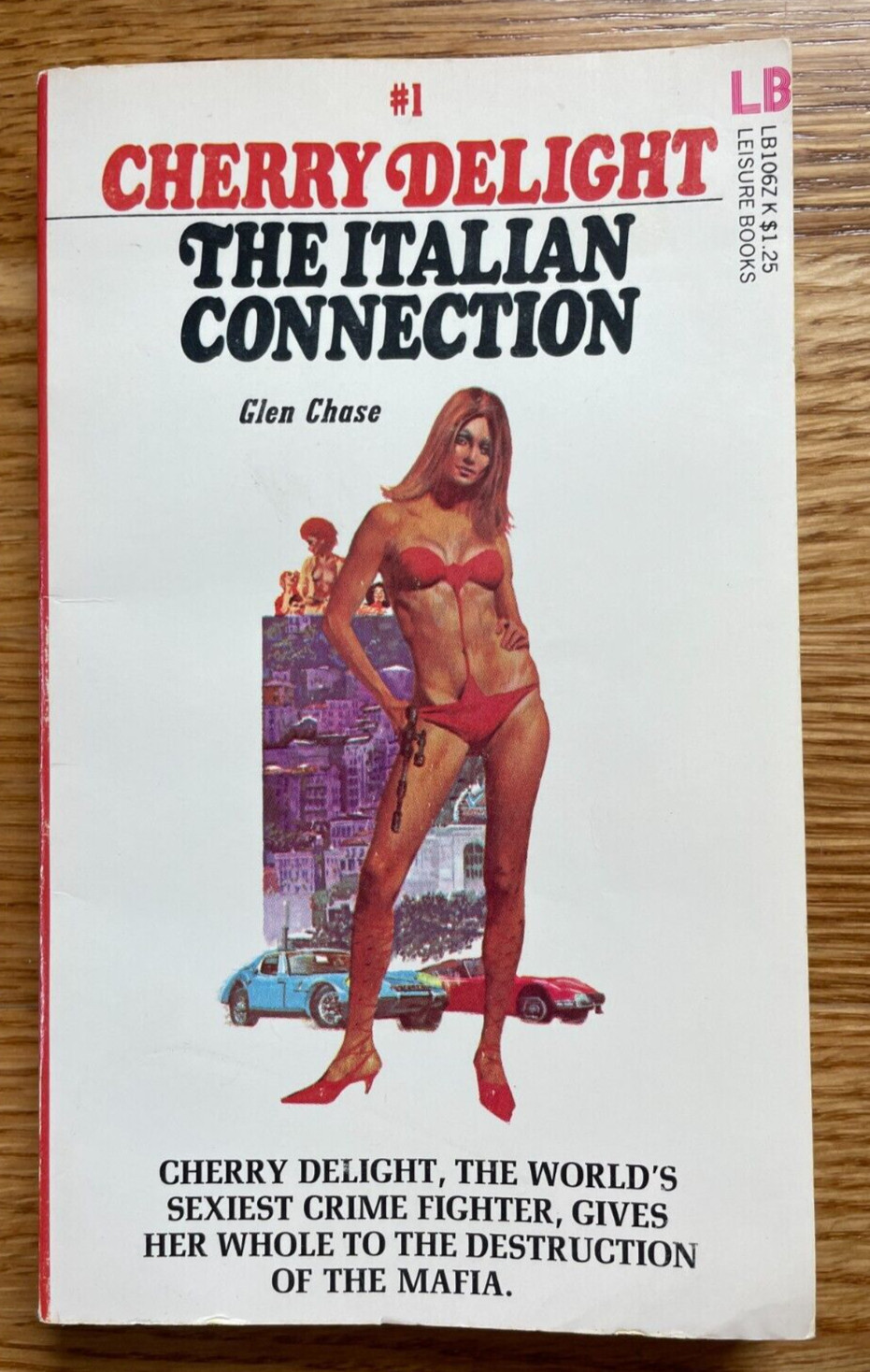 Cherry Delight #1 The Italian Connection Glen Chase 1st Leisure Book *Very Good