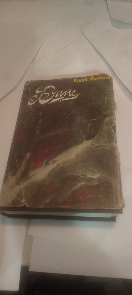 Dune Book Frank Herbert 1965 Book Club Ed Chilton H w/ DJ