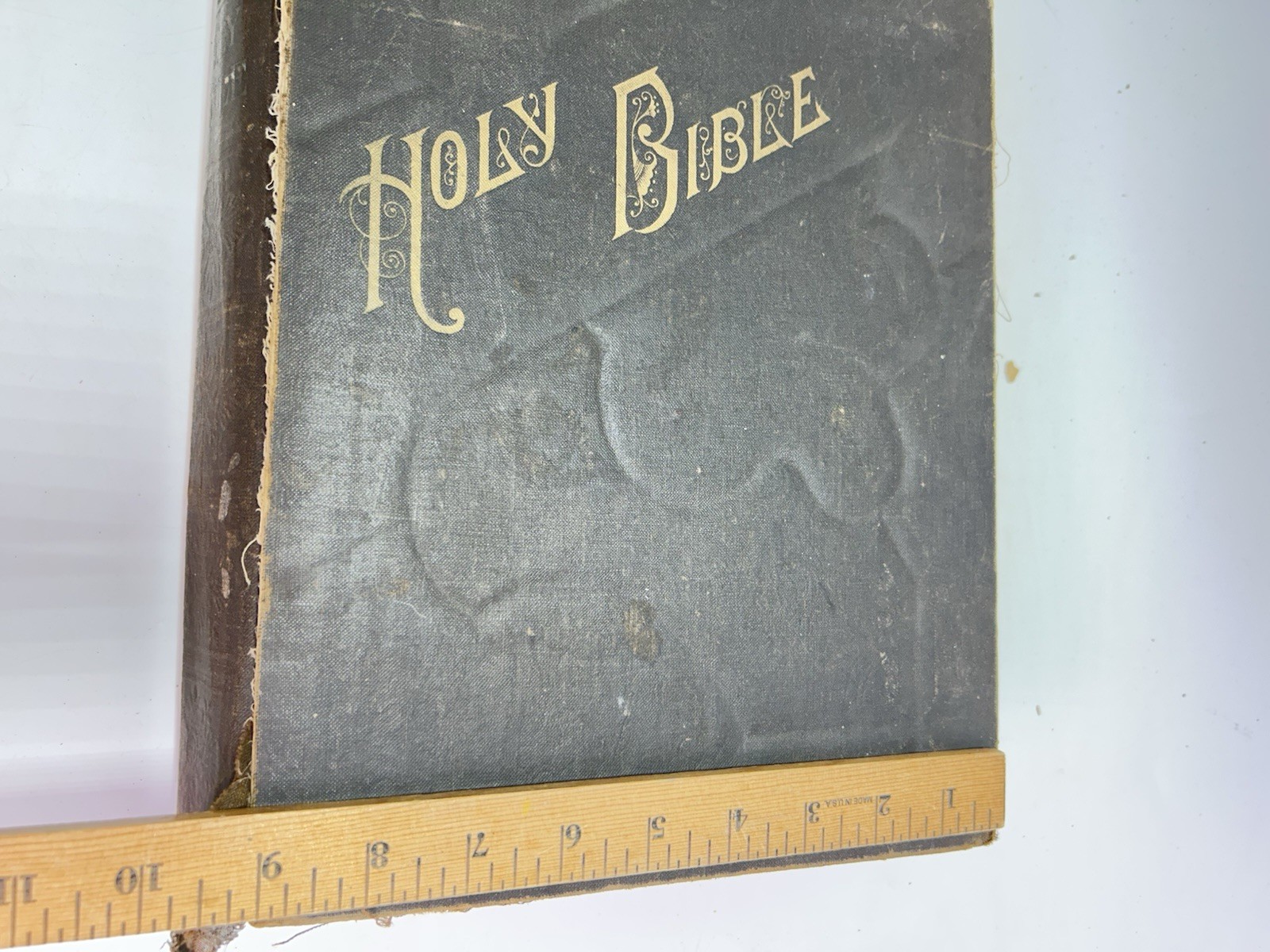 VTG 1920s John Hertel Holy Bible Oxford Devotional Edition Everyday Use AS-IS