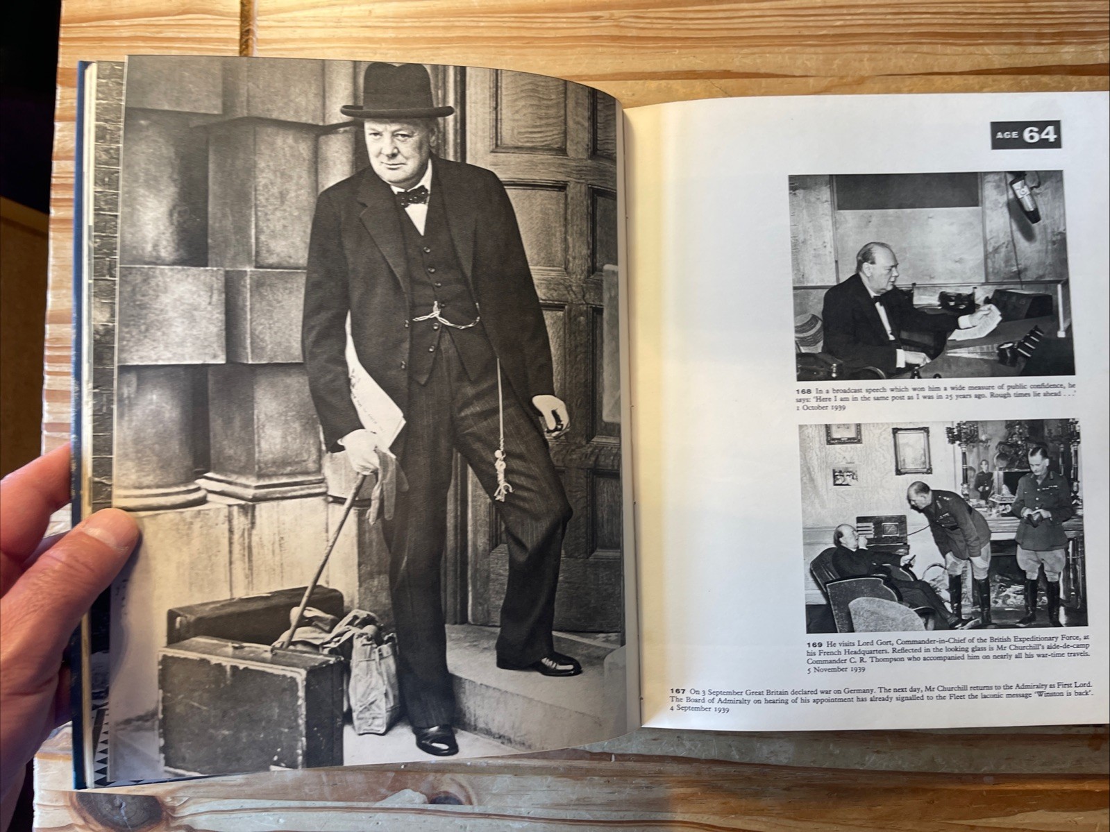Churchill : His Life In Photographs, Good, 1956 Oversized HB