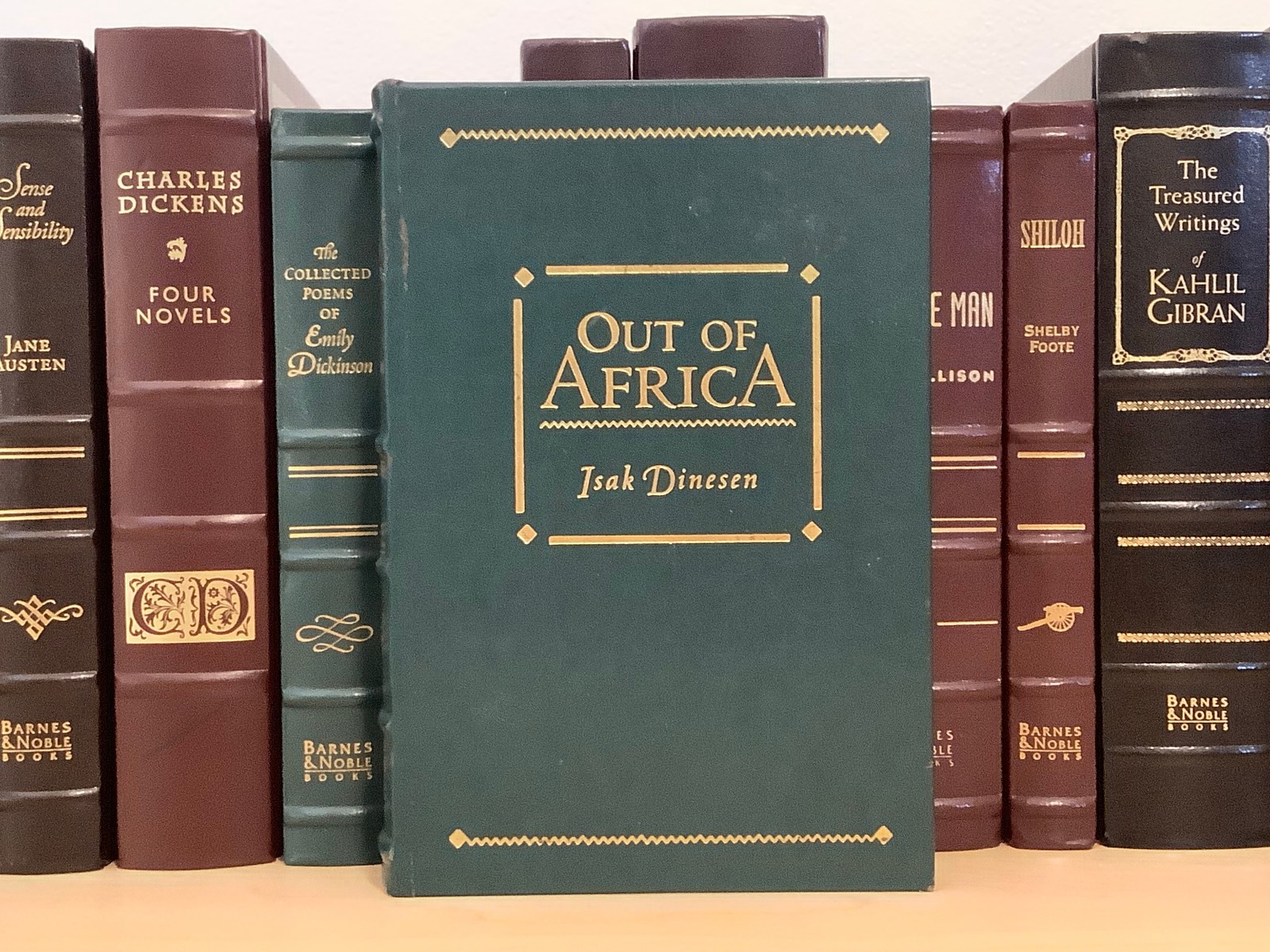 Out of Africa by Isak Dinesen – leather bound edition – Good
