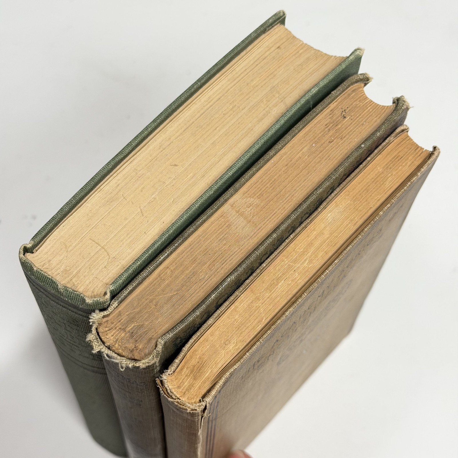 Antique 1898 1904 Classic Literature Lot Dickens Silas Marner Cloth Bound