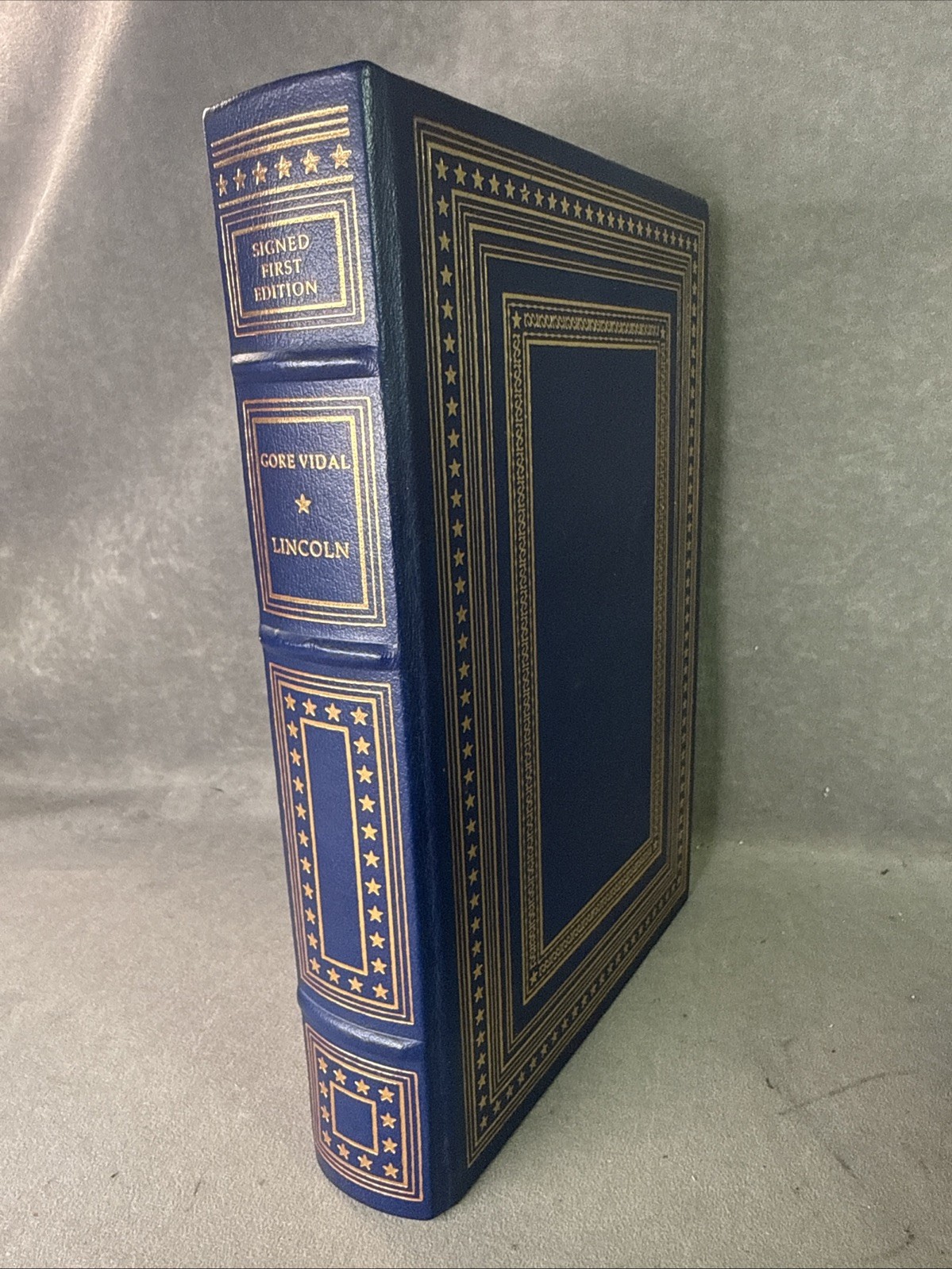 LINCOLN Gore Vidal Signed First Edition The Franklin Library 1984 HARDCOVER