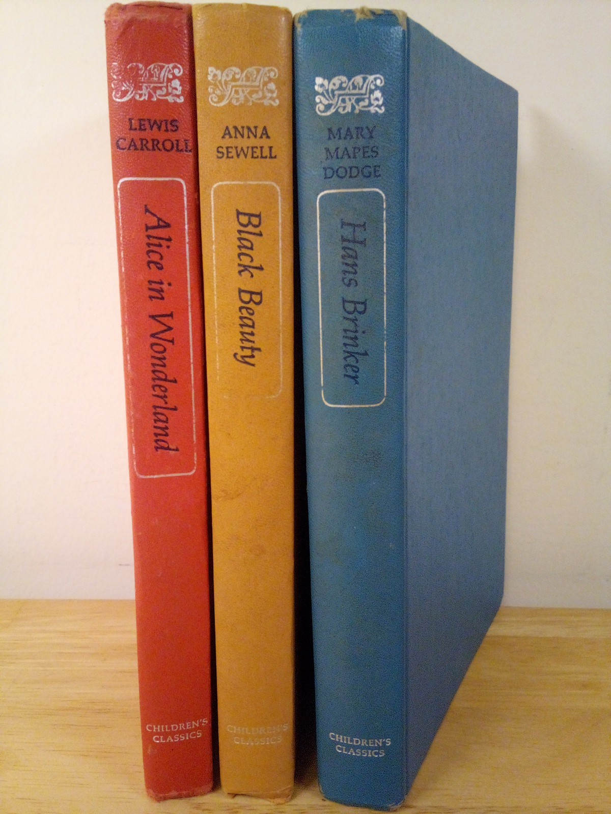 Lot of 3 Children’s Classics Book Series HC 1954