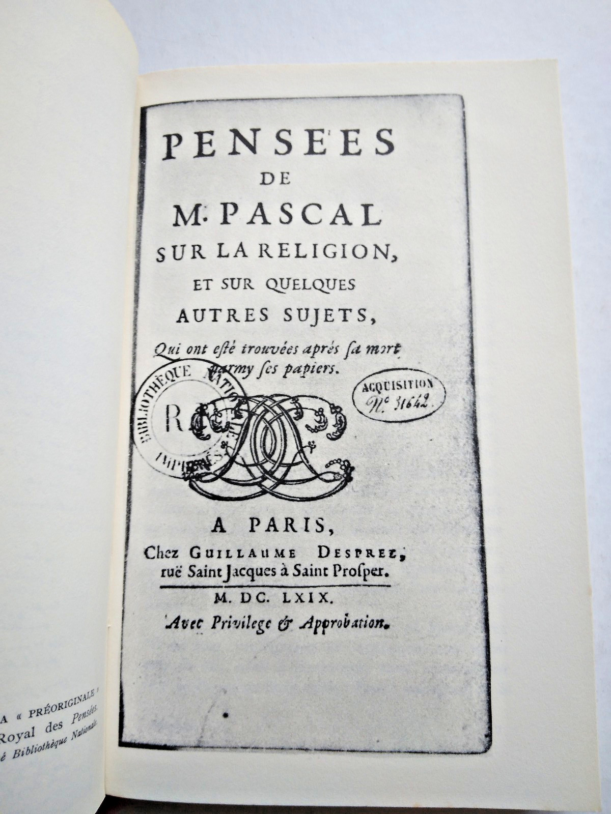 Pascal. Pensees. Classiques Garnier vintage pb dw 342pp very good French literat