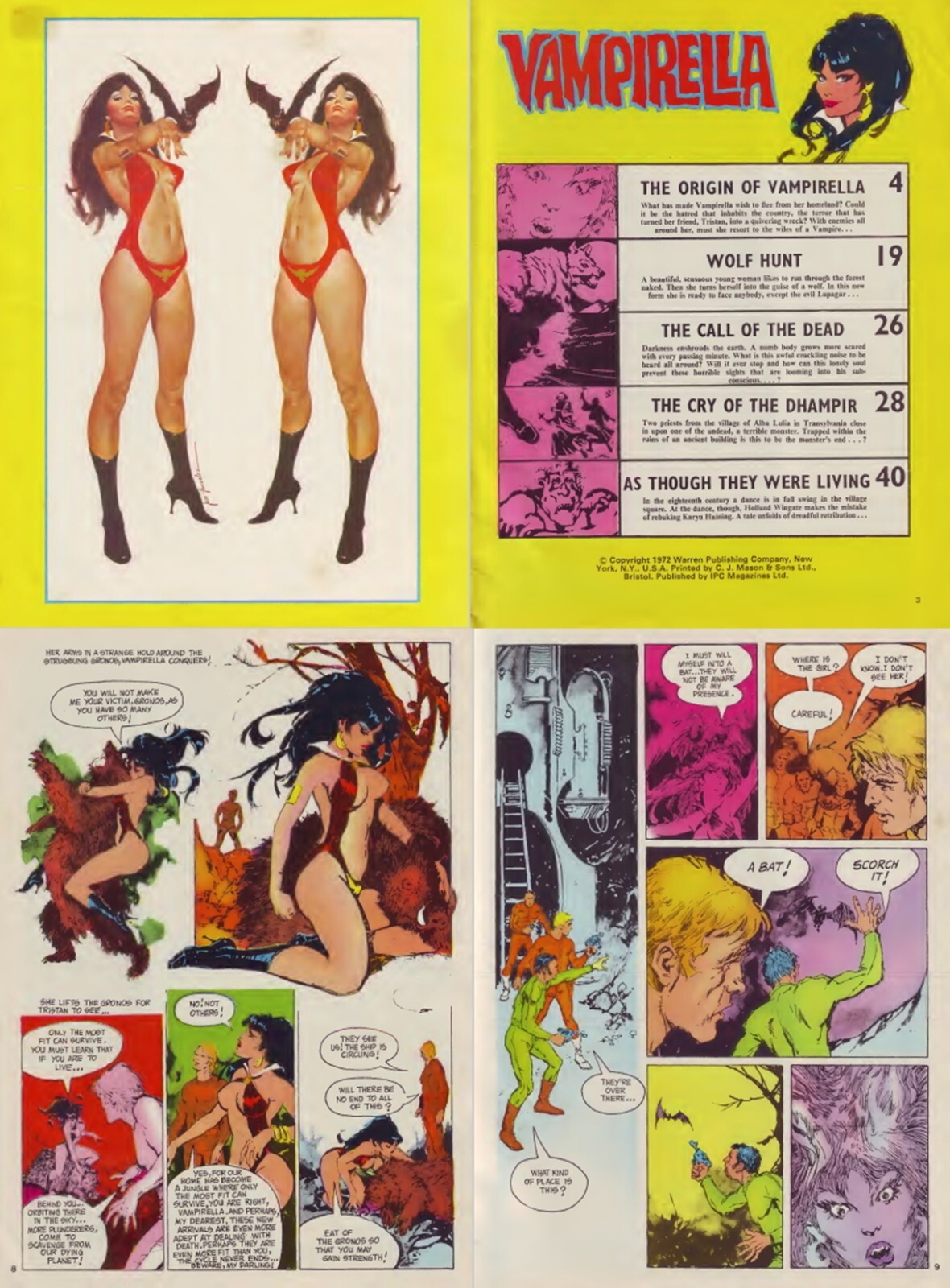 Vampirella – Comic Horror Super heroines Sexy Art Magazine -114 Old Issue on DVD