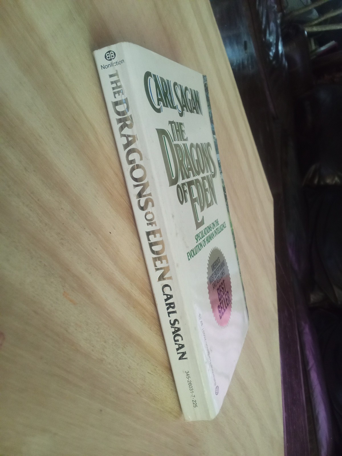 The Dragons of Eden. Carl Sagan. 1978. Paperback.
