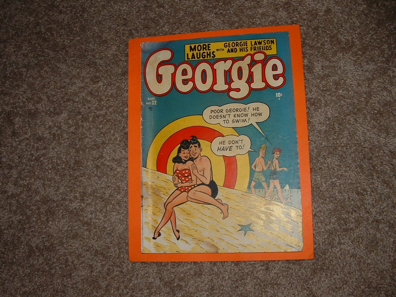1951 Gem Georgie 32 Hy Rosen Art At the Beach Cover Decent Good+ Fast Ship