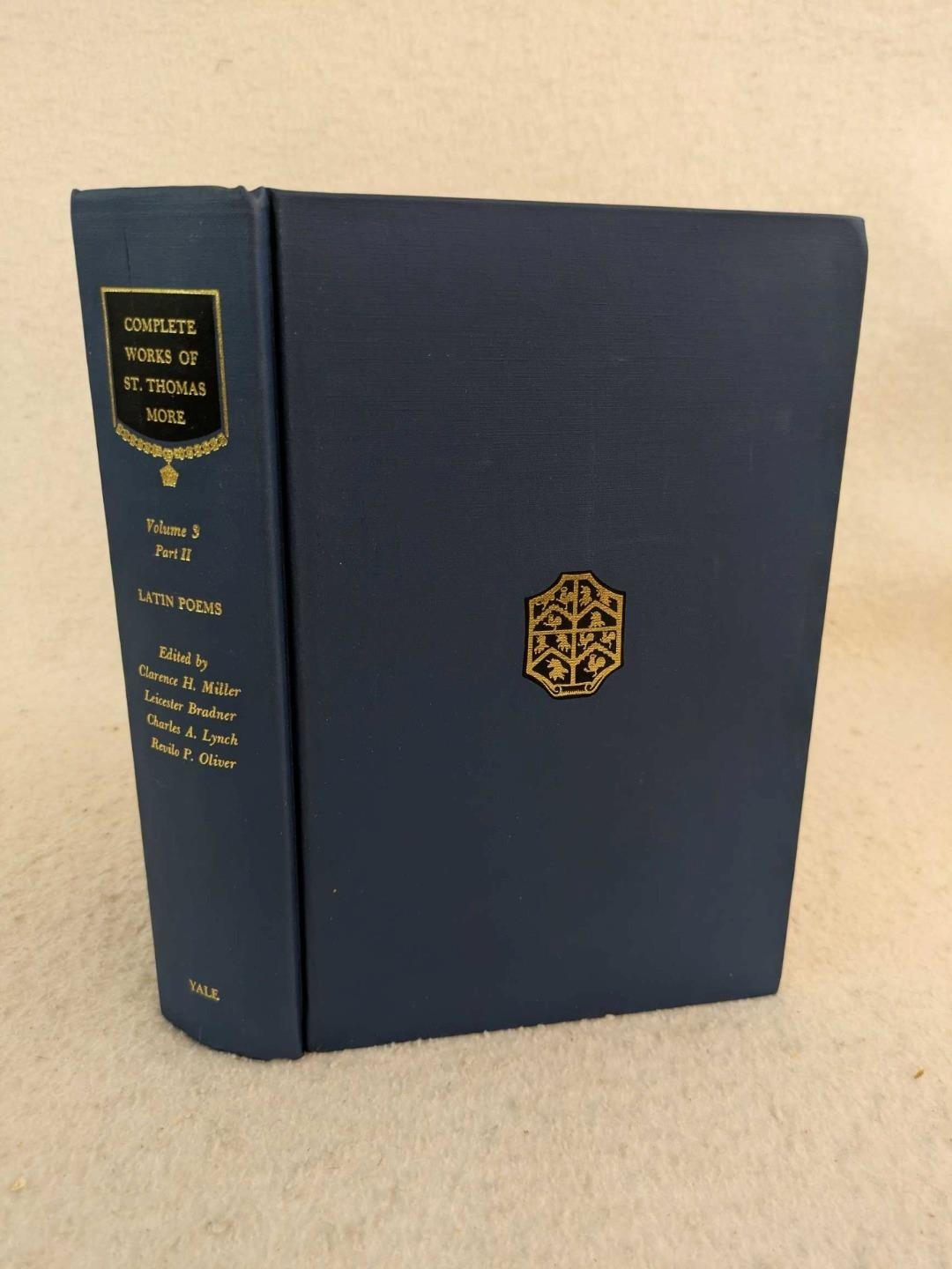 THE COMPLETE WORKS OF ST. THOMAS MORE Vol. 3, Part II 1984 Yale University Press