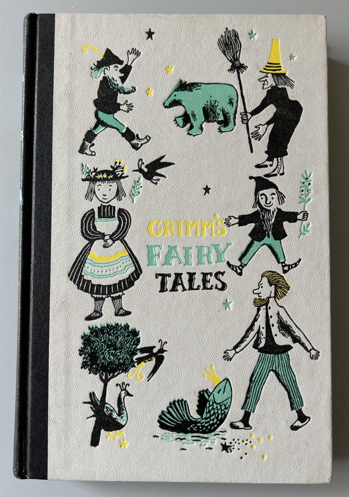Nelson Doubleday Grimm’s Fairy Tales Illustrated Hardcover 1954