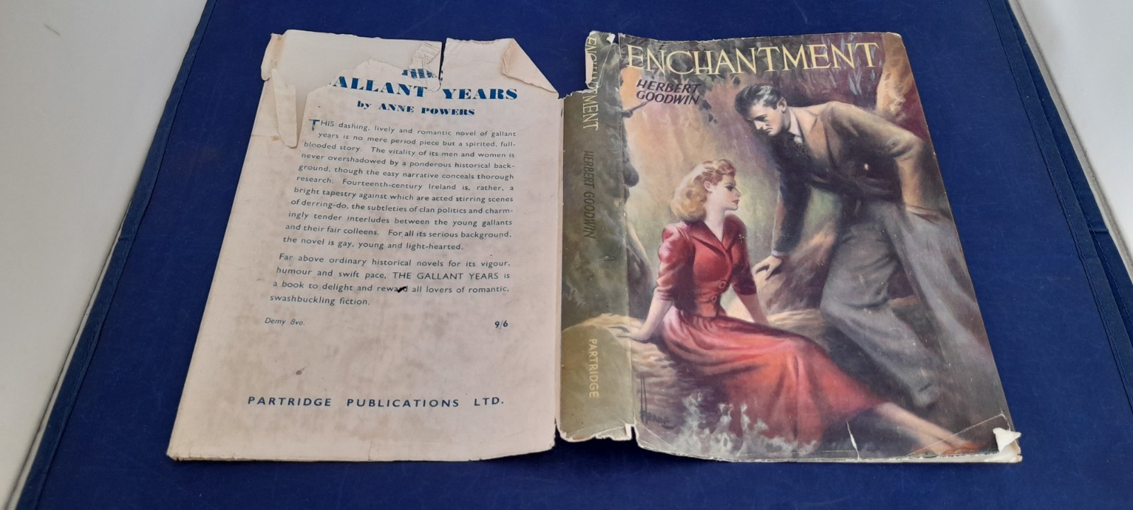 Enchantment by Herbert Goodwin Hardback Novel 1948 Jacket Art by Reginald Heade