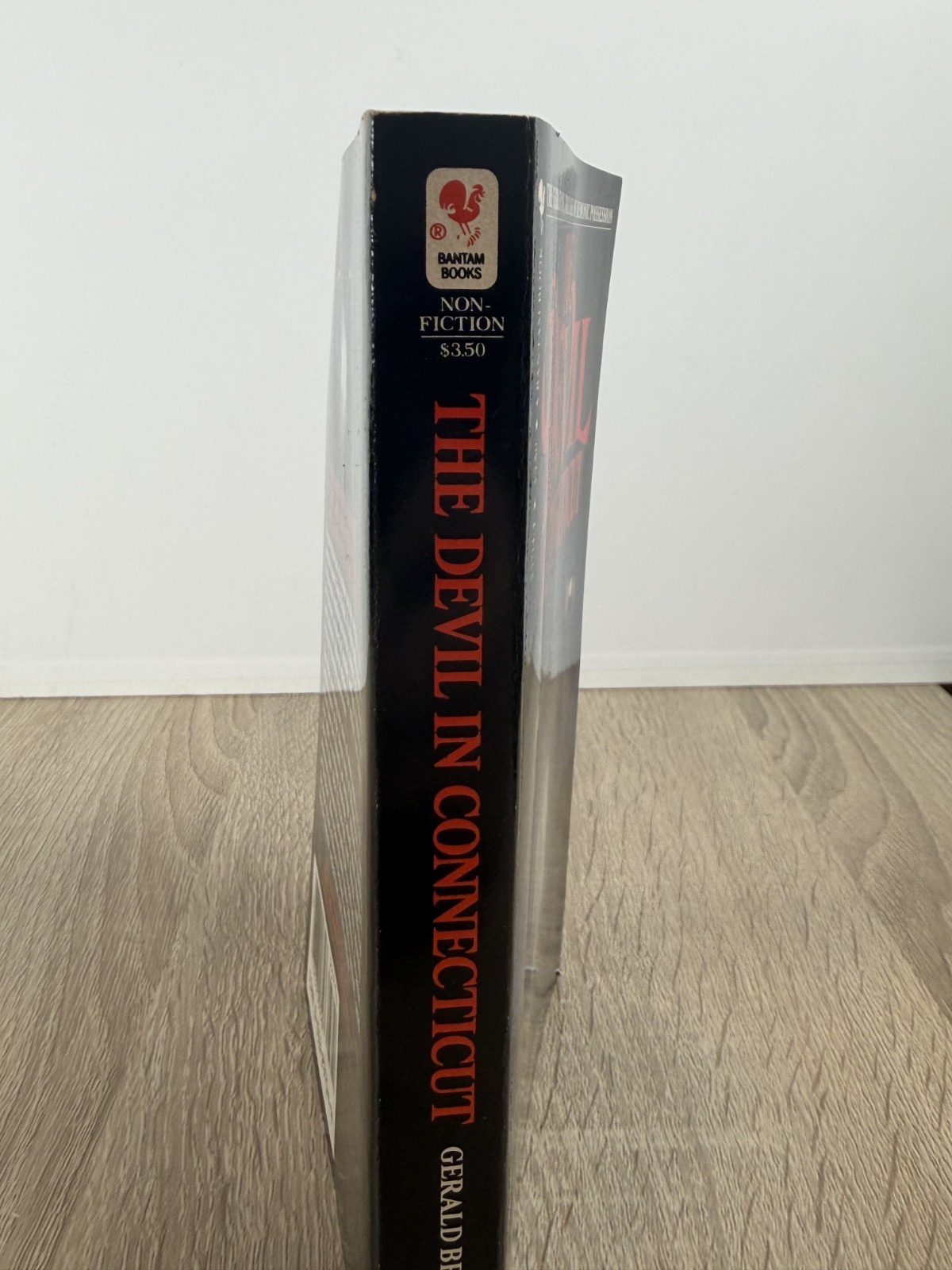 THE DEVIL IN CONNECTICUT By Gerald Brittle 1st Print The Conjuring OOP Horror VG