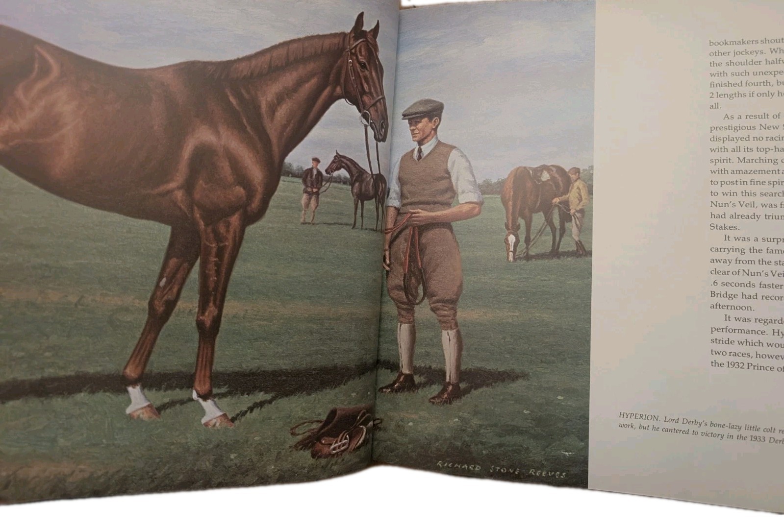 Classic Lines Gallery Great Thoroughbreds Richard Stone Reeves First Edition Art